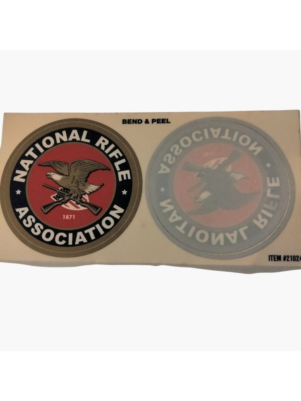National Rifle Association 1871 Eagle Window Decal Sticker Set